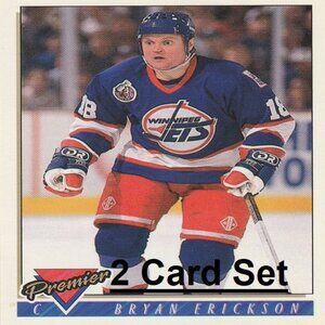 Bryan Erickson - Winnipeg Jets NHL Hockey Card Collection